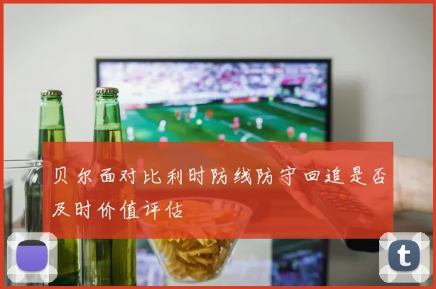 贝尔面对比利时防线防守回追是否及时价值评估